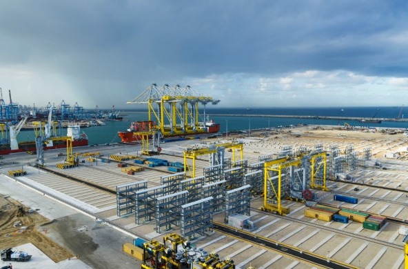 Hadarom Port Container Terminal  - Ashdod / Israel  - Steconfer