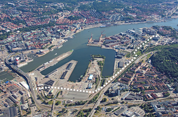 Frihamnen-Lindholmen Tram Line - Sweden